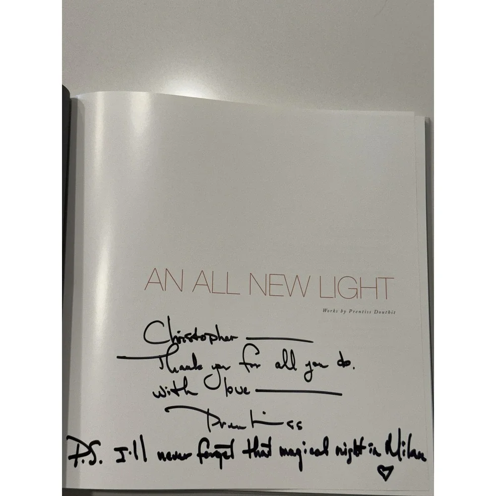 An All New Light Prentiss Douthit Signed Inscribed Hardcover Art Book 2019